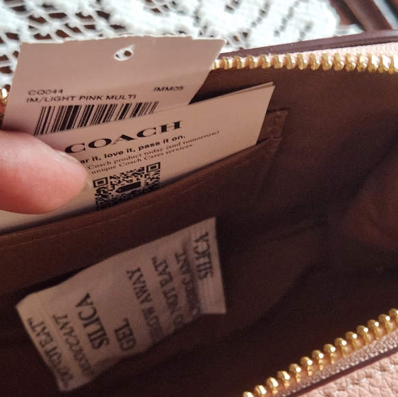 COACH X TOM WESSELMANN BOX LEATHER NWT CROSSBODY/HANDBAG PINK - Picture 11 of 13